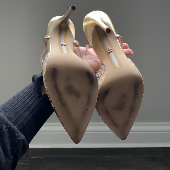 Sam Edelman Snakeskin Heels - Picture 7 of 7